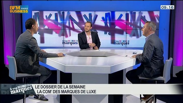 Les codes du luxe dans la pub: Valéry Pothain et Frank Tapiro, dans A vos marques – 29/06 2/3
