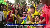 Mondial-2014: la Colombie en quarts, Bogota pleure de joie