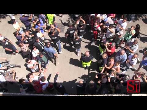 Napoli - In migliaia ai funerali di Ciro Esposito -1- (27.06.14)