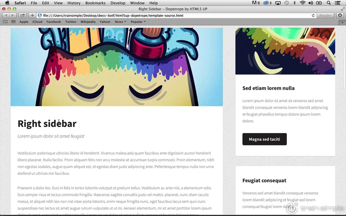 Dreamweaver Templates Creating a New Template