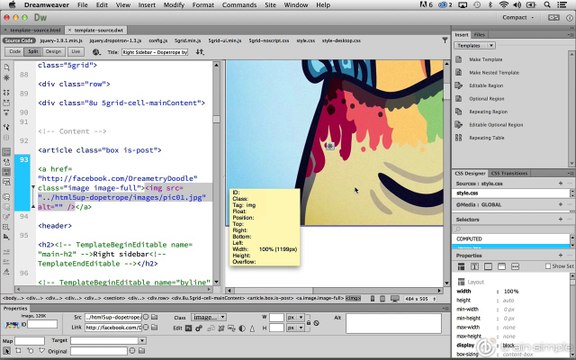 Dreamweaver Templates Optional Editable Regions