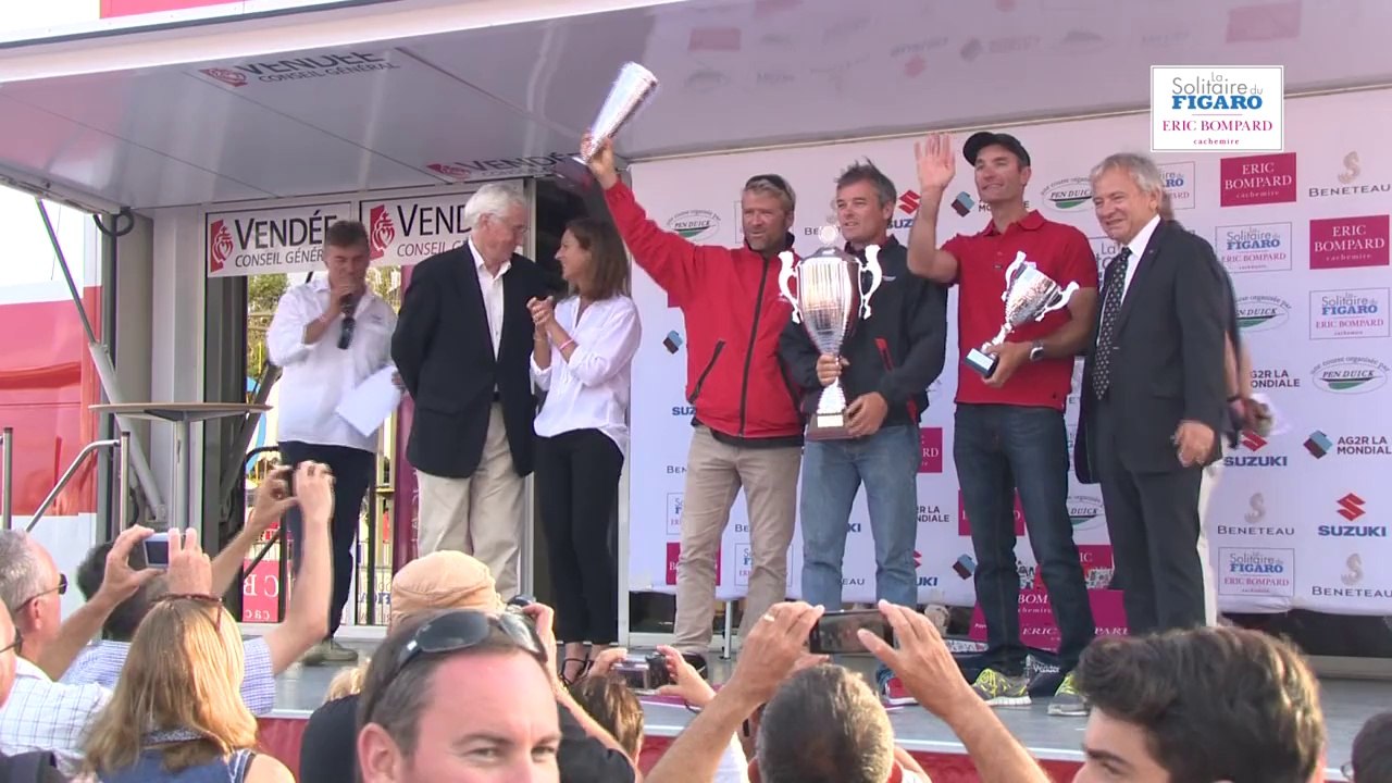 Les Sables-d'Olonne accueille la Solitaire du Figaro 2014 - Eric Bompard cachemire