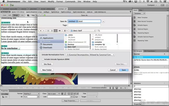 Dreamweaver Templates Repeating Regions