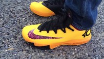 Cheap Kevin Durant Shoes,Cheap nike kevin durant 6 vi pbj peanut butter jelly on feet