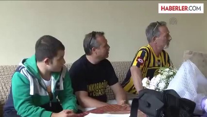 Ankaragücü taraftarlarından Bursasporlu taraftara vefa ziyareti -