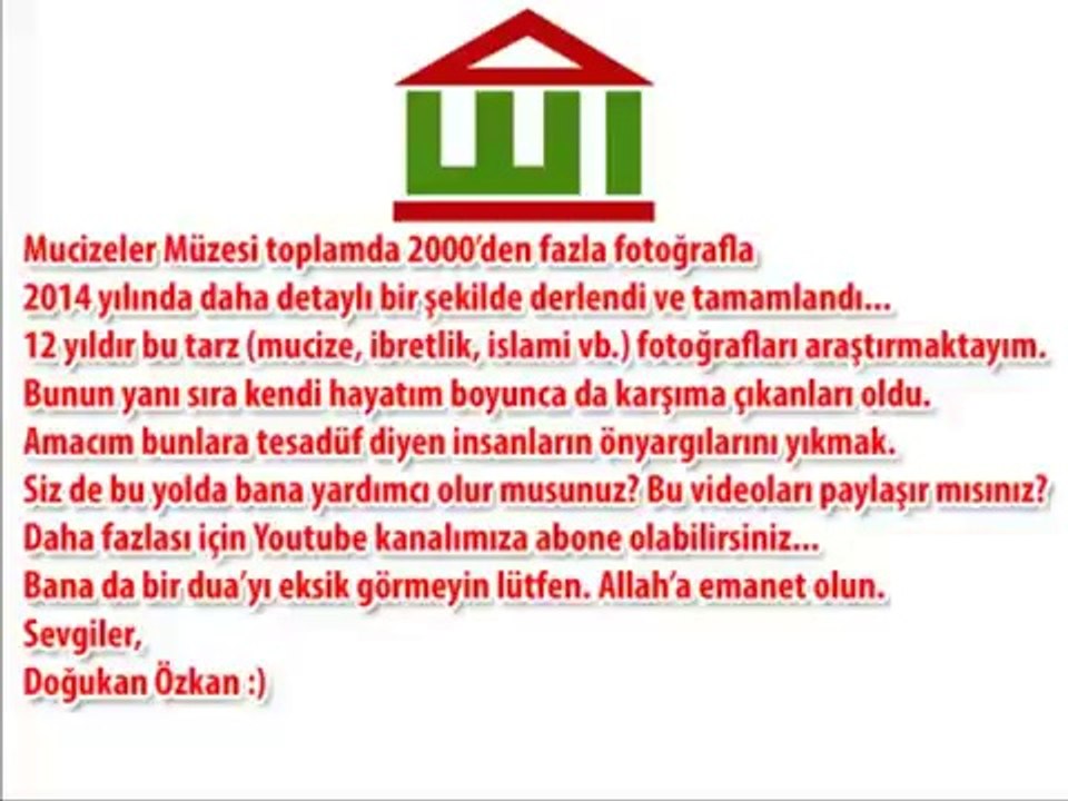 {Mucizeler Müzesi} Adana semalarındaki ALLAH lafzı