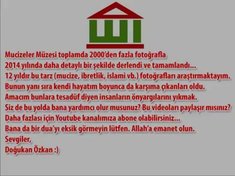 {Mucizeler Müzesi} Eve vuran ışık ALLAH lafzını andırıyor