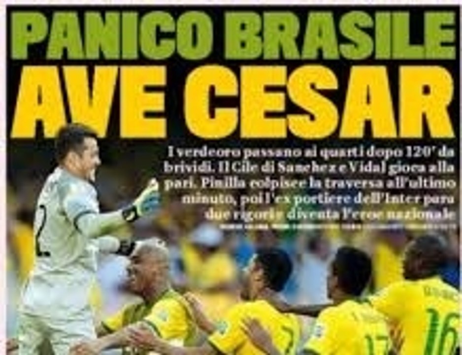 La presse encense Julio Cesar !