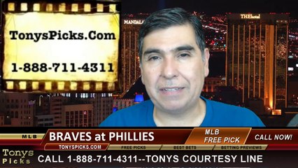 Download Video: MLB Betting Line Odds Philadelphia Phillies vs. Atlanta Braves Pick Prediction Preview 6-29-2014