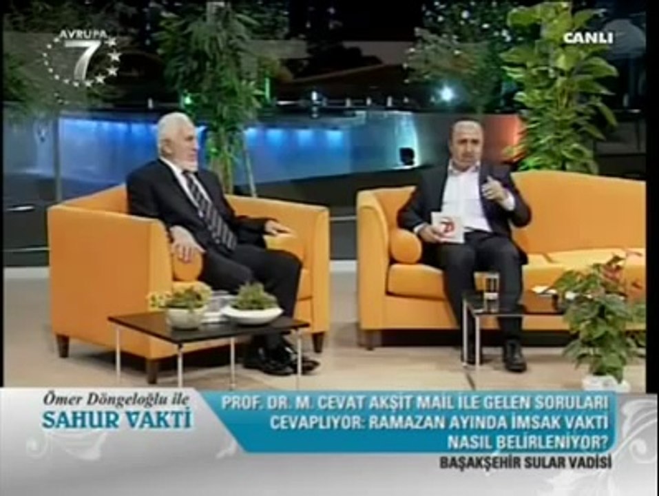 Türkiye'de İMSAK VAKTİ  Doğrumu? - Cevat Akşit Hocaefendi