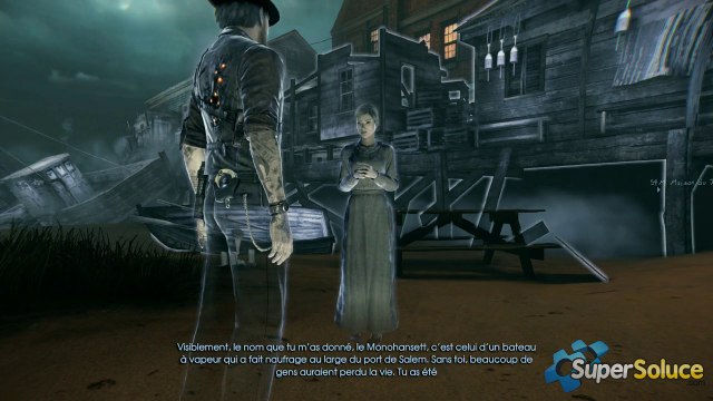 Murdered : Soul Suspect - Marche à suivre pour résoudre l'enquête annexe Monohansett dans la Ville de Salem