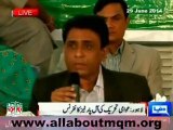 MQM believes in change of system: Dr Khalid Maqbool Siddiqui