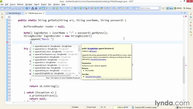 Connecting Android Apps to RESTful Web Services security