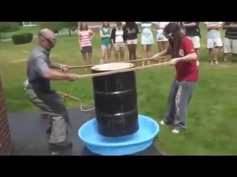55 Gallon Steel Drum Implodes