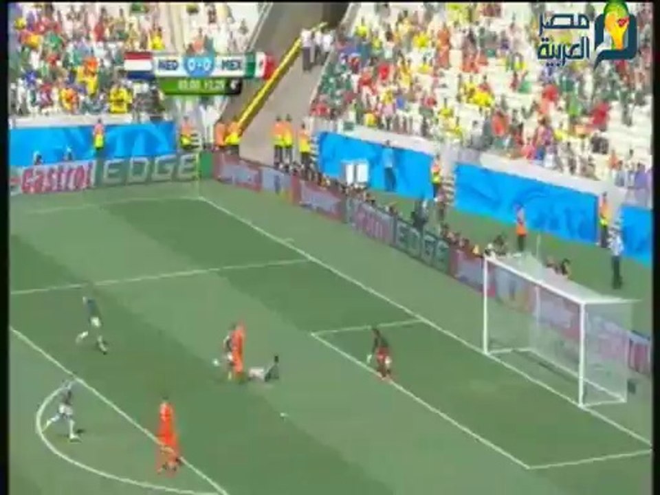 ملخص مباراة هولاندا0-المكسيك0 -كأس العالم2014