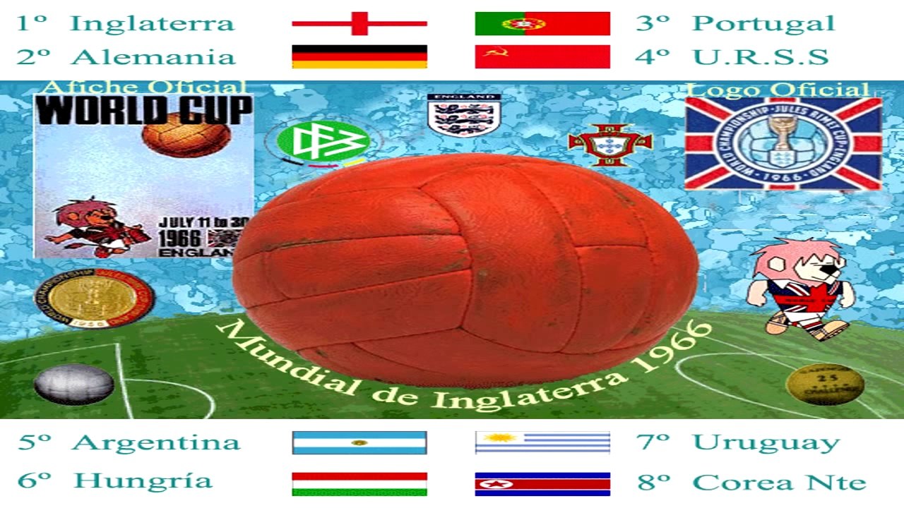 Mundial England 1966 World Cup  Willy  song - Composición Gráfica
