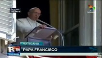 Papa Francisco pide se busque el diálogo y resolver crisis de Irak