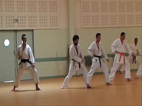 Entraînement Shito Ryu Karate Do à Guiscard (juin 2014)