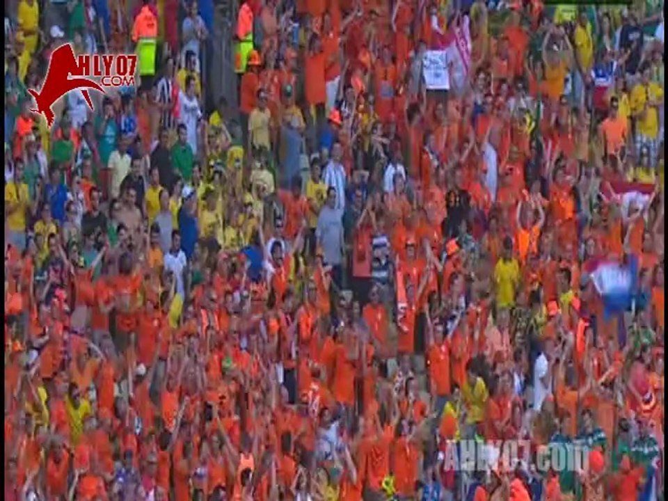 هدف هولندا الأول في المكسيك مقابل 1 دور 16 كأس العالم برازيل 2014
