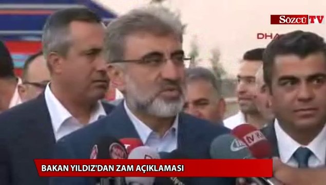 Taner Yıldız'dan zam açıklaması