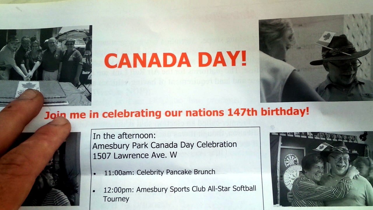 Public service announcement - CANADA DAY is happening!