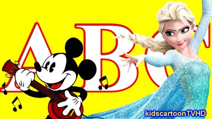 ABC SONG FOR CHILDREN - Disney Frozen Music for Kids - Baby Learning Songs 30 minutes