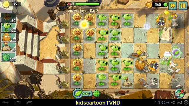 Plants vs. Zombies 2 It's About Time - Gameplay Walkthrough CHEAT Ancient Egypt