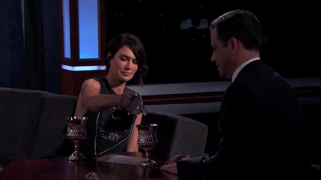 Lena Headey 'Game Of Thrones' Scene On Jimmy Kimmel Live