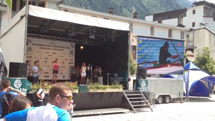 PODIUM SCRATCH FEMME 10KM CHAMONIX MONT BLANC 2014