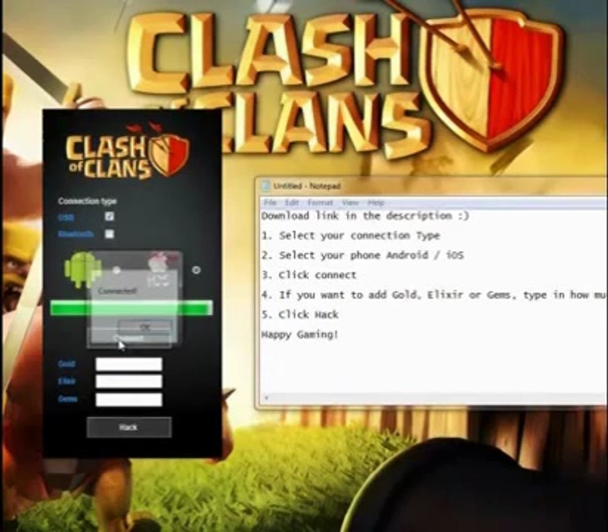 Clash Of Clans Hack Tool No Survey Or Password / Clash Of ...