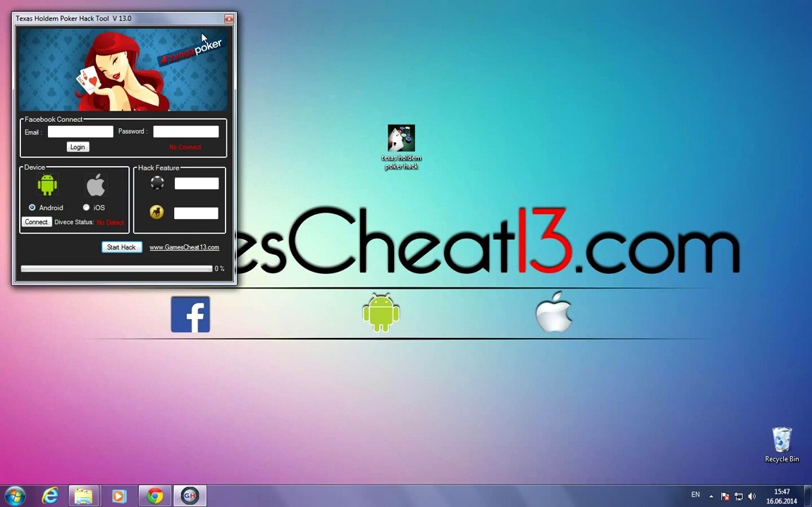 Texas Holdem Poker Hack Add Unlimited Chips and Casino Gold ! free download