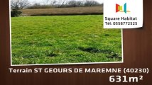 A vendre - Terrain - ST GEOURS DE MAREMNE (40230) - 631m²