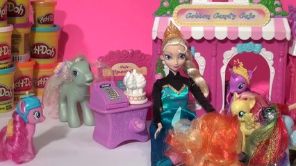 My Little Pony Cotton Candy Playset , with Queen Elsa and Princess Anna of Disney Frozen