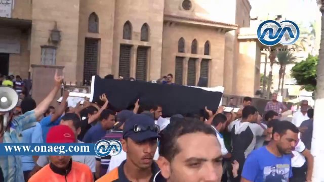 شاهد .. تشييع جنازة عسكرية لشهيد الواجب ببورسعيد