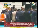 شاهد .. لحظة  وصول الرئيس عبد الفتاح السيسي لمطار مالابو للمشاركة في قمة الاتحاد الإفريقي