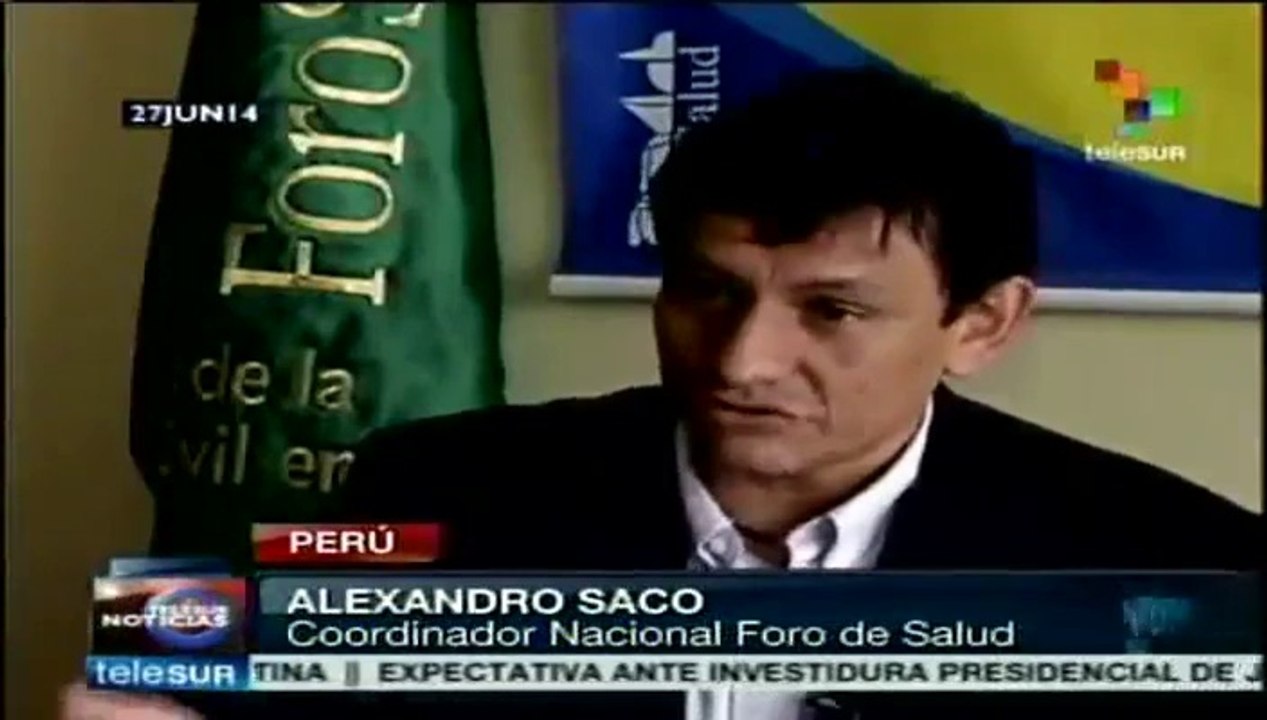 Médicos peruanos denuncian que Estado pretende privatizar Sector Salud