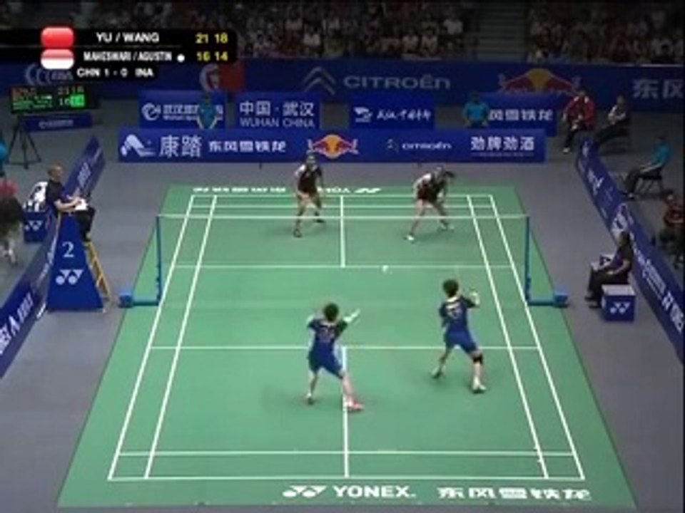 FANTASTIC Badminton SMASH....!!!! Terrific Attack...!!! China VS Indonesia - Uber Cup 2012
