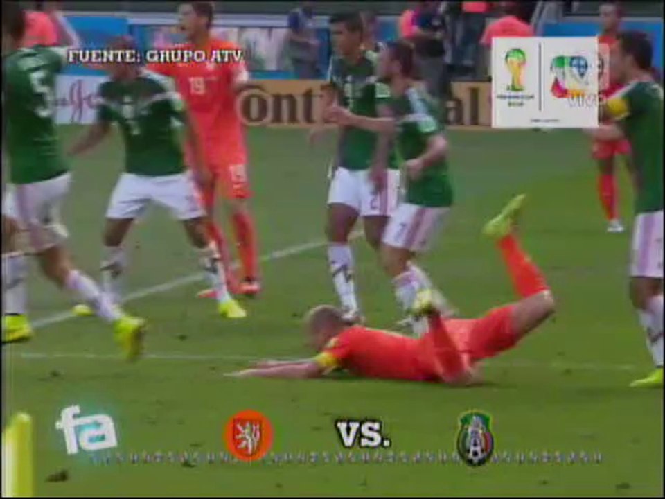 Resumen Octavos de Final - Holanda 2-1 Mexico