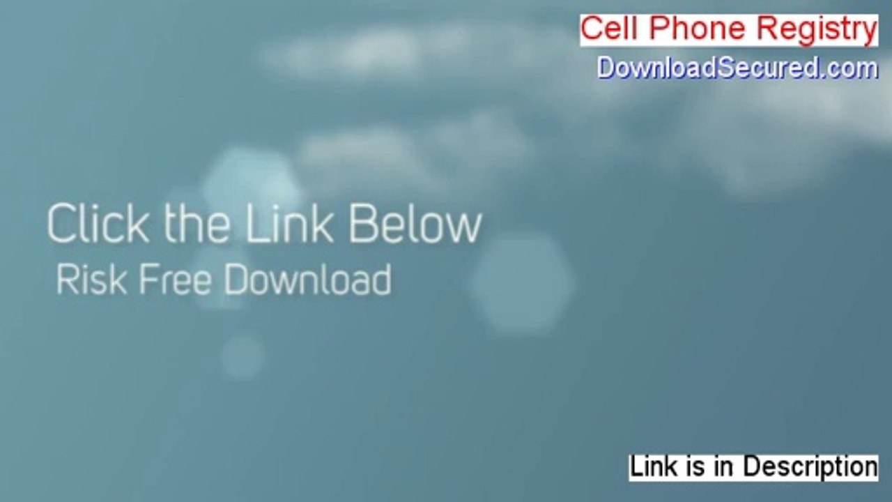Cell Phone Registry Review (Hear my Review)