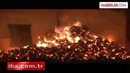 Gaziantep'teki Fabrika Yangını Gece Boyunca Sürdü