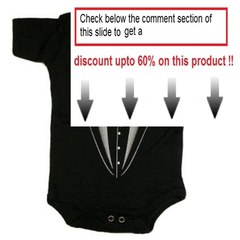 Cheap Deals Tuxedo - Silly Baby Bodysuit, Black Review