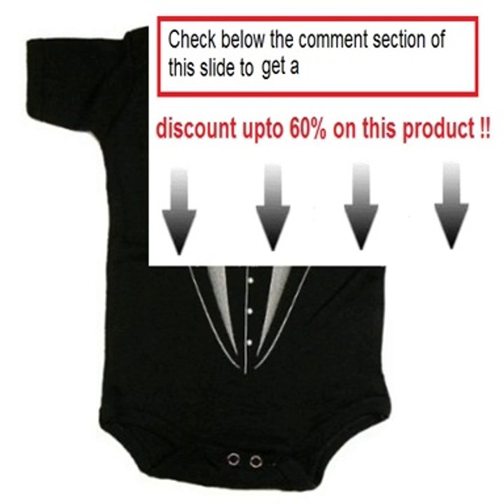Cheap Deals Tuxedo - Silly Baby Bodysuit, Black Review