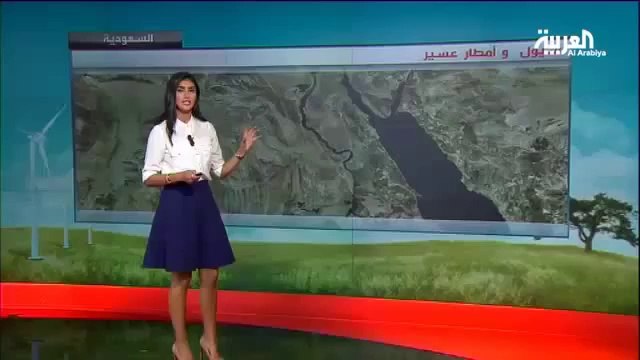 El-Arabiya Spikeri Hava Durumu Sunarken Yere Çakıldı