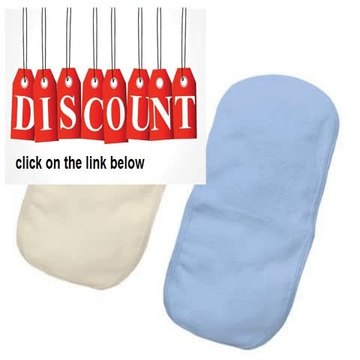 Cheap Deals green sprouts Organic Cotton Burp Pad 2 Pack, Blue Review