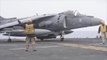 Harrier Jet Pilot Executes Perfect Landing With No Landing Gear