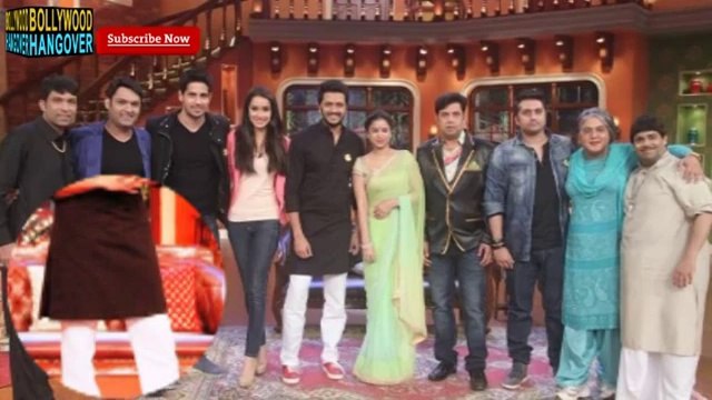Sidharth JEALOUS of Kapil Sharma & Shraddha's FLIRTING Comedy Nights With Kapil 29th June 2014