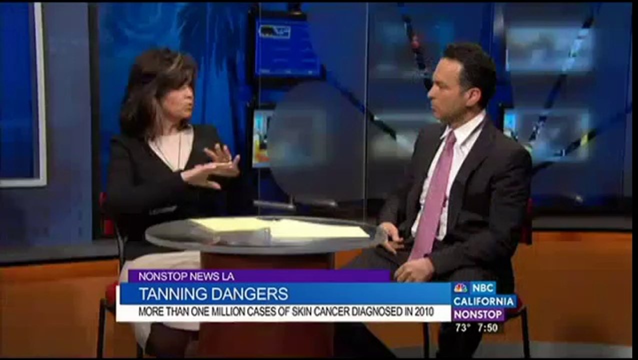 Daniel Taheri, M.D. Featured on NBC - Tanning Beds & Skin Cancer Risks