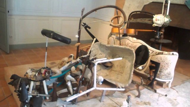 Oeuvre d'art trompe l'oeil : magique - Expo Alain PRAS - Palais du Facteur Cheval