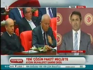 Çözüm Sürecin de Samimi, Sağlam Adımlarla Yürüdüğümüzü Halkımız Biliyor - grup Başkan Vekili Ahmet AYDIN