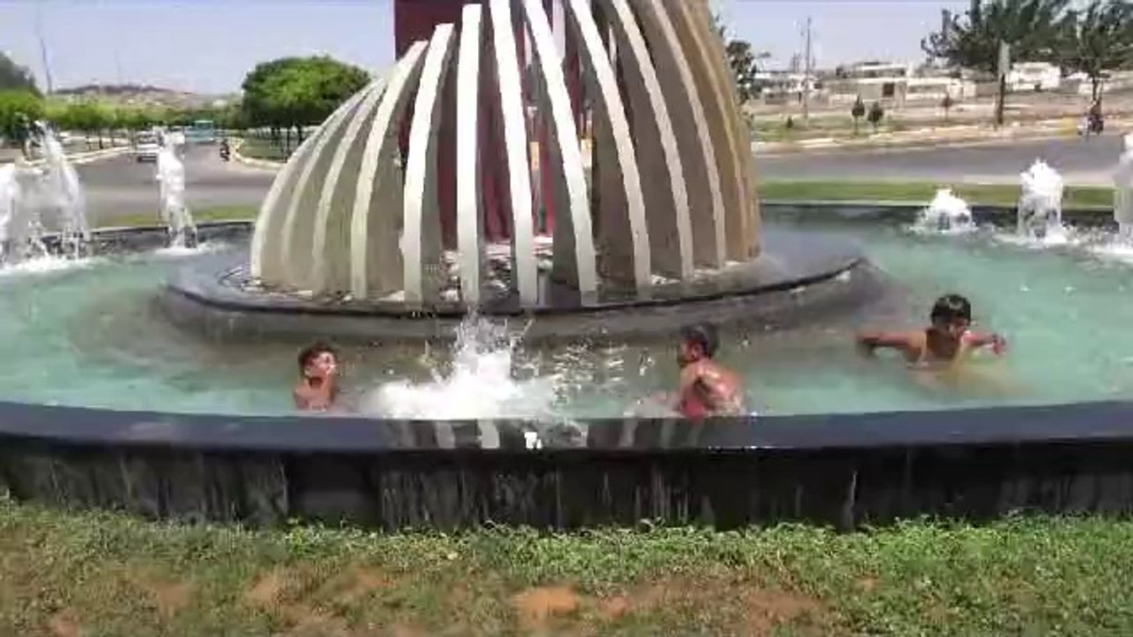 sanlıurfa süs havuznda yüzmek